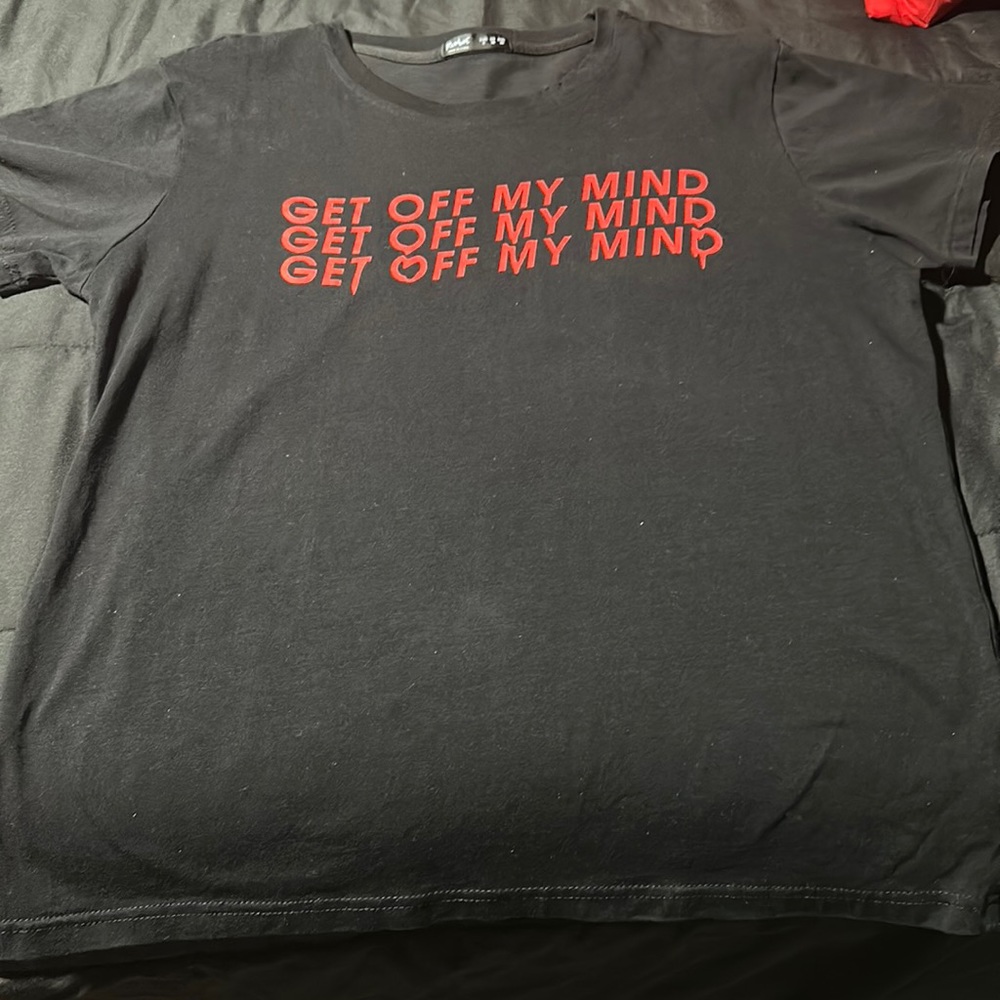 Barely worn OFF MY MIND men’s tee shirt